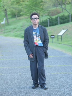「アイテム（リング）」を使った、YUKI    さん（メンズ・170cm）の夏コーディネート