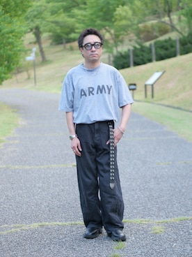 「アイテム（リング）」を使った、YUKI    さん（メンズ・170cm）の夏コーディネート