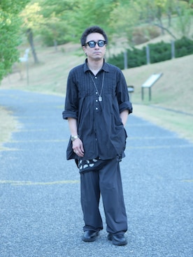 「アイテム（パンツ）」を使った、YUKI    さん（メンズ・170cm）の夏コーディネート