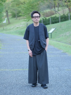 「アイテム（ブレスレット）」を使った、YUKI    さん（メンズ・170cm）の秋コーディネート