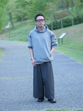 「パーカーコーデ」｜YUKI    さん（メンズ・170cm）の夏コーディネート
