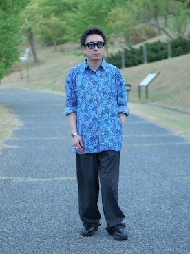 「アイテム（パンツ）」を使った、YUKI    さん（メンズ・170cm）の夏コーディネート