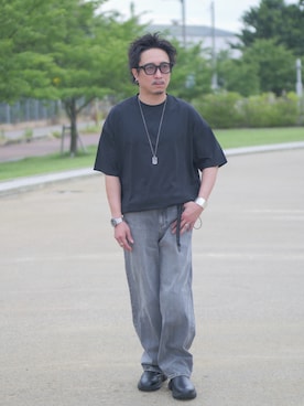 「marka（マーカ）のアイテム（腕時計）」を使った、YUKI    さん（メンズ・170cm）の夏コーディネート