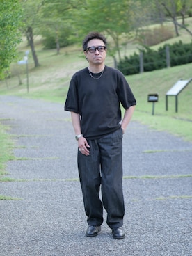 「OMEGA（オメガ）のアイテム（アナログ腕時計）」を使った、YUKI    さん（メンズ・170cm）の秋コーディネート