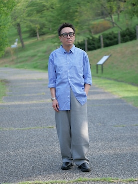 「OMEGA（オメガ）のアイテム（アナログ腕時計）」を使った、YUKI    さん（メンズ・170cm）の夏コーディネート