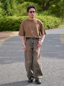 「marka（マーカ）のアイテム（腕時計）」を使った、YUKI    さん（メンズ・170cm）の夏コーディネート