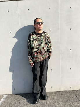 「ジーユーコーデ」｜「アイテム（スラックス）」を使った、YUKI    さん（メンズ・170cm）の秋コーディネート