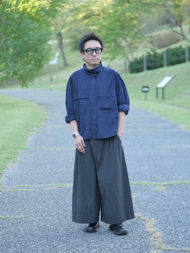 「アイテム（ブレスレット）」を使った、YUKI    さん（メンズ・170cm）の秋コーディネート