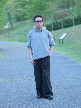 「パーカーコーデ」｜YUKI    さん（メンズ・170cm）の夏コーディネート