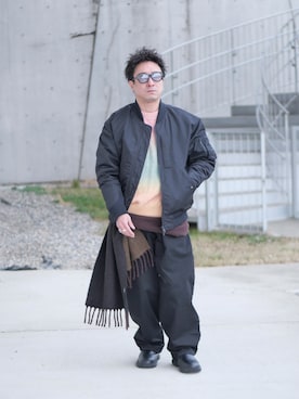 「marka（マーカ）のアイテム」を使った、YUKI    さん（メンズ・170cm）の冬コーディネート