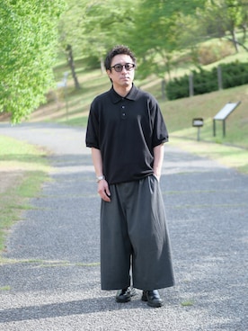 「UNIQLO（ユニクロ）のアイテム（ポロシャツ）」を使った、YUKI    さん（メンズ・170cm）の夏コーディネート