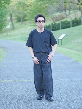 「アイテム（ブレスレット）」を使った、YUKI    さん（メンズ・170cm）の秋コーディネート