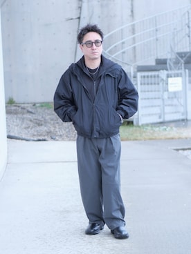 「DAISO（DAISO）のアイテム」を使った、YUKI    さん（メンズ・170cm）の冬コーディネート