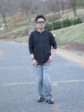 「DAISO（DAISO）のアイテム」を使った、YUKI    さん（メンズ・170cm）の冬コーディネート