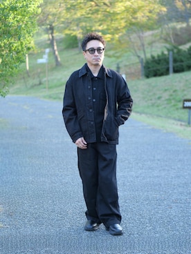 「UNIQLO U」｜「アイテム（ブーツ）」を使った、YUKI    さん（メンズ・170cm）の秋コーディネート