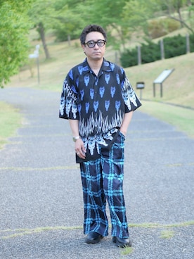 「アイテム（アナログ腕時計）」を使った、YUKI    さん（メンズ・170cm）の夏コーディネート