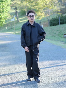 「UNIQLO U」｜「アイテム（ブーツ）」を使った、YUKI    さん（メンズ・170cm）の秋コーディネート