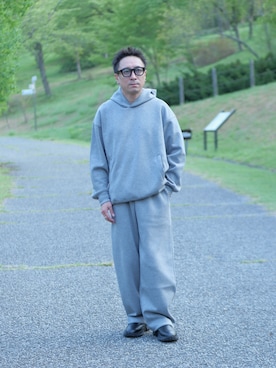 「アイテム（パーカー）」を使った、YUKI    さん（メンズ・170cm）の夏コーディネート
