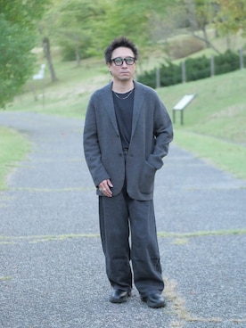 「アイテム（ブレスレット）」を使った、YUKI    さん（メンズ・170cm）の秋コーディネート