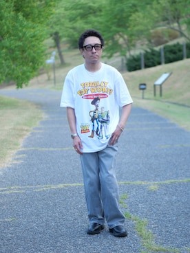 「OMEGA（オメガ）のアイテム（腕時計）」を使った、YUKI    さん（メンズ・170cm）の夏コーディネート