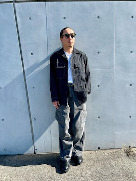 「ユニクロU」｜「アイテム（ジャケット/アウター）」を使った、YUKI    さん（メンズ・170cm）の秋コーディネート