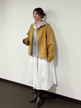 horieyumiさん（レディース・156cm）の冬コーディネート