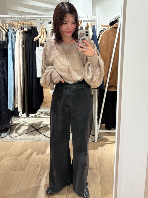 低身長/高身長/4サイズ展開◎】ウェーブデニム（デニムパンツ