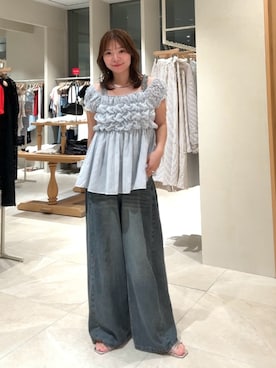 「mystic（ミスティック）のアイテム（キャミソール）」を使った、horieyumiさん（レディース・156cm）の夏コーディネート