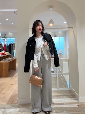 「mystic（ミスティック）のアイテム（ブルゾン）」を使った、horieyumiさん（レディース・156cm）の冬コーディネート