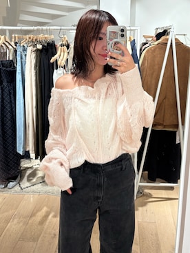 「mystic（ミスティック）のアイテム（キャミソール）」を使った、horieyumiさん（レディース・156cm）の秋コーディネート