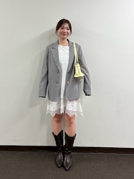 horieyumiさん（レディース・156cm）の冬コーディネート