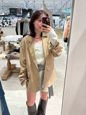 horieyumiさん（レディース・156cm）の春コーディネート