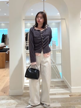 horieyumiさん（レディース・156cm）の春コーディネート