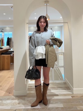 horieyumiさん（レディース・156cm）の春コーディネート