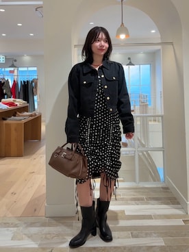 horieyumiさん（レディース・156cm）の冬コーディネート