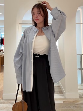 「mystic（ミスティック）のアイテム」を使った、horieyumiさん（骨格ストレート・レディース・156cm）の夏コーディネート