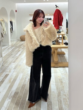 「アイテム（パンプス）」を使った、horieyumiさん（レディース・156cm）の秋コーディネート