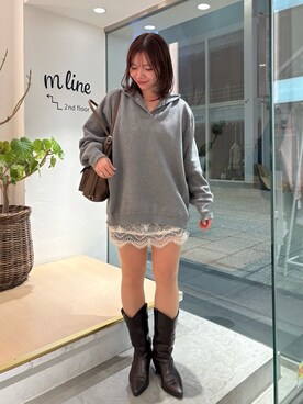 horieyumiさん（レディース・156cm）の冬コーディネート