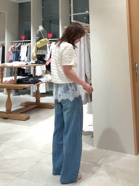 「mystic（ミスティック）のアイテム（キャミソール）」を使った、horieyumiさん（レディース・156cm）の夏コーディネート