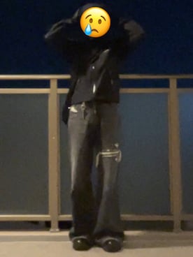 「ARC'TERYX（アークテリクス）のアイテム（マウンテンパーカー）」を使った、チビデブさん（メンズ・163cm）の冬コーディネート