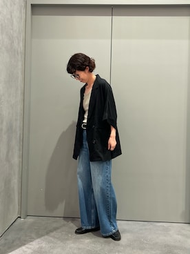 「アイテム（ジャケット/アウター）」を使った、risakoさん（レディース・160cm・30代）の夏コーディネート