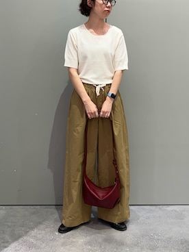 risakoさん（骨格ナチュラル・レディース・160cm・30代）の秋コーディネート