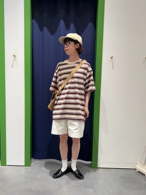 【UNISEX】ヴィンテージライクマルチボーダーTEE