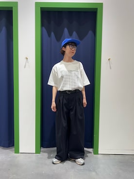 「アイテム（キャップ）」を使った、risakoさん（レディース・160cm・20代）の夏コーディネート