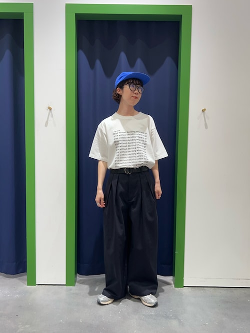 【UNISEX】【全12色展開】メッセージプリント半袖Tee