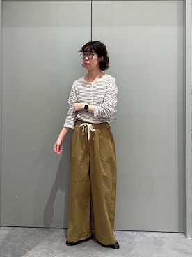 risakoさん（骨格ナチュラル・レディース・160cm）の秋コーディネート