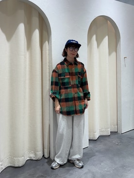 「アイテム（スウェットパンツ）」を使った、risakoさん（レディース・160cm・20代）の秋コーディネート