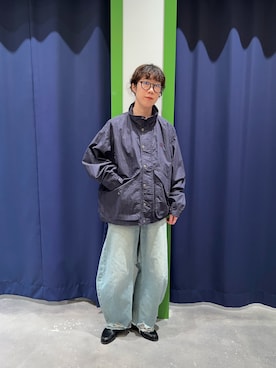 「アイテム（ローファー）」を使った、risakoさん（レディース・160cm・30代）の冬コーディネート