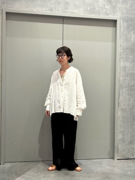 「アイテム（パンツ）」を使った、risakoさん（レディース・160cm・30代）の夏コーディネート