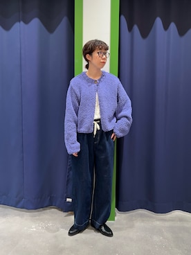 「アイテム（ローファー）」を使った、risakoさん（レディース・160cm・30代）の冬コーディネート